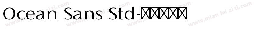 Ocean Sans Std字体转换